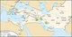 Middle East: Map of the Persian Achaemenid Empire and the section of the Royal Road noted by Herodotus c. 5th century BCE, with location of Maka, now including Dubai in the United Arab Emirates