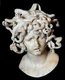Italy: Head of Medusa in white marble, 1630, by Gian Lorenzo Bernini (Italian, 1598–1680)