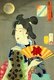 Japan: 'Looking Suitable - The Appearance of a Brothel Geisha of the Koka Era', Tsukioka Yoshitoshi (1839-1892)