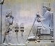 Iran / Persia: Bas relief of King Darius I or Darius the Great (r. 522-486 BCE) seated on his throne